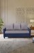 neudot Saya Dual Color Sofa for Living Room |3 Persons Sofa|Premium Fabric with Cushioned Armrest | Solid Wood Frame|3 Seater in Saya Duo Blue Color