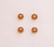 Padma Buttons in Red (Set of 4)
