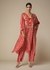 Maroon Belted Kaftan