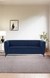 neudot Diva Sofa for Living Room |3 Persons Sofa|Premium Fabric with Cushioned Armrest | Solid Wood Frame|3 Seater in Cobalt Blue Color