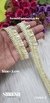 25966-C Light Gold Gota Patti Samosa Jhalar Lace – 2 cm