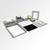 Desk Set | Light | SO8 | Moderno | Grey