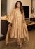 Beige Kali Kurta Set