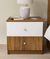 Petra Bedside Table Set of 2 - Leon Teak (DIY)