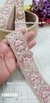 Pink Floral Embroidery Lace – 48054-Emb