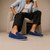 The Macau Ruosh Men Blue Suede Casual Driver