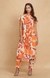 Orange Printed Tunic