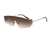 AUGEN Rimless Oversized Shield Sunglasses for Men & Women | UV400 Protection | Unisex Wrap Around Visor Shades for Driving, Cycling, Sports & Fashion | Retro Futuristic One-Piece Lens (M247-C6)