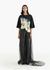 Sequin Embroidered & Mesh Layered Trouser