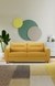 neudot Scott Sofa for Living Room |3 Persons Sofa|Premium Fabric with Cushioned Armrest | Solid Wood Frame|3 Seater in Husky Yellow Color