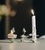 92.5 Silver Noor-e-Pankh Candle Stand (Set Of 4)