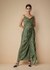 Olive Draped Skirt