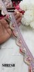 Lilac Floral Beads & Thread Embroidery Lace – 48870-EMB