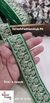 Green Pearl & Sequence Fabric Lace 48214