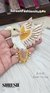 Left Facing Light Cream Multicolor Bird Patch – E-945
