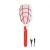 Advanced Mosquito Bat with 30% Longer Battery Life and LED Light (EN-08MS | Red)