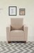 neudot Roman Sofa for Living Room |1 Person Sofa|Premium Fabric with Cushioned Armrest | Solid Wood Frame|1 Seater in Neo Beige Color