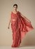 Maroon Draped Saree