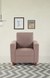 neudot Roman Sofa for Living Room |1 Person Sofa|Premium Fabric with Cushioned Armrest | Solid Wood Frame|1 Seater in Desert Brown Color