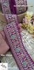 Magenta Sabya Radiance Floral Embroidery Lace