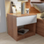 Calton Bst Engineered Wood Side Table - Leon Teak