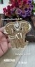 Left Side Facing Matt Zardosi Elephant Patch – E-920