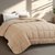 Soft Microfiber Fleece Snow Cover Quilt