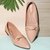 Women’s Baby Pink Pointed Bellies