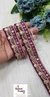 Majenta Mesh Mosaic Embroidery Designer Trim