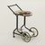 2-Tier Glass Trolley Cart