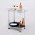 2-Tier Glass Trolley Cart