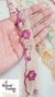 Purple Flowers On Net Fancy Trim