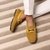 Jingp Florsheim Men Yellow Drivers