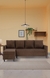 neudot Saya RHS Sectional Sofa for Living Room |6 Person Sofa| Premium Fabric with Cushioned Armrest | 12 Months Warranty| Solid Wood Frame| 6 Seater in Saya Brown Color DIY(Do-It-Yourself)