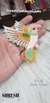 Right Facing Peach Multicolor Bird Patch – E-945