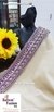 Purple Floral Fabric Lace
