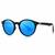 AUGEN Unisex Polarized Sunglasses With Round Black Frame & Blue Lenses