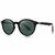 AUGEN Unisex Adult Round Sunglasses (Black Frame, Green Lens) (Medium) - Pack of 1