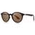 AUGEN Unisex Polarized Sunglasses With Round Brown Frame & Brown Lenses