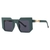 AUGEN by Visions India Retro Vintage Abstract Unisex Sunglasses UV400 Protected (Green)