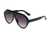 AUGEN By Visions India Retro Vintage Abstract Unisex Sunglasses UV400 Protected Large Size (Black, 105)