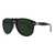 AUGEN By Visions India Retro Vintage Polarized Abstract Unisex Sunglasses UV400 Protected Medium Size (Black2, 110)