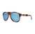 AUGEN By Visions India Retro Vintage Polarized Abstract Unisex Sunglasses UV400 Protected Medium Size (Blue, 110)