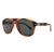 AUGEN By Visions India Retro Vintage Polarized Abstract Unisex Sunglasses UV400 Protected Medium Size (DaBrown2, 110)