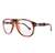 AUGEN By Visions India Retro Vintage Abstract Unisex Sunglasses UV400 Protected Medium Size (DaBrown3, 110)