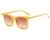 AUGEN By Visions India Retro Vintage Oversized Abstract Unisex Sunglasses UV400 Protected Medium Size (Orange, 137)
