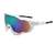 AUGEN By Visions India Sports Mirrored Wraparound Sunglasses for Cycling Cricket Riding Trekking Full Coverage UV 400 Protection Abstract Unisex Sunglass Large (C4, 154)