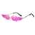 AUGEN By Visions India Retro Vintage Fire Design Rimless Flame Abstract Unisex Sunglasses UV400 Protected Medium Size (C12, 168)
