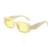 AUGEN By Visions India Retro Vintage Oval Plastic Abstract Unisex Sunglasses UV400 Protected Medium Size (C6, 176)