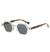 AUGEN Modern Hexagonal Plastic Unisex Sunglasses UV 400 Protected Small Size (180-C6)